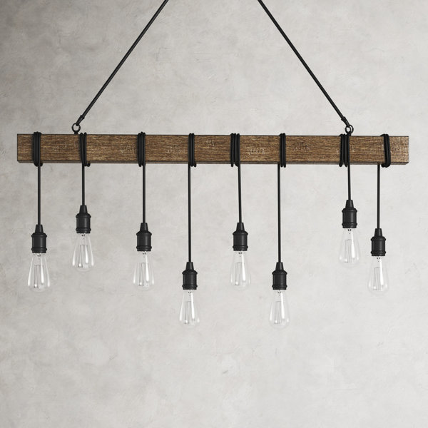 Brodie 8 Light Kitchen Island Bulb Pendant Wayfair